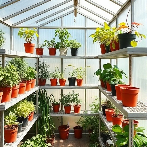 Space Saving Greenhouse Shelving Ideas